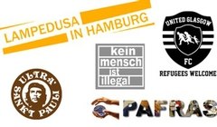 Internationaler Flüchtlingsgipfel mit St. Pauli Roar und Faninitiativen