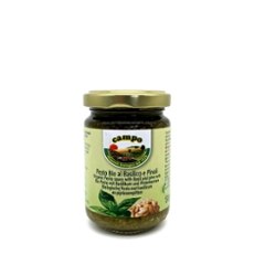 Organic Vegan Pesto with Basil and Pine Nuts